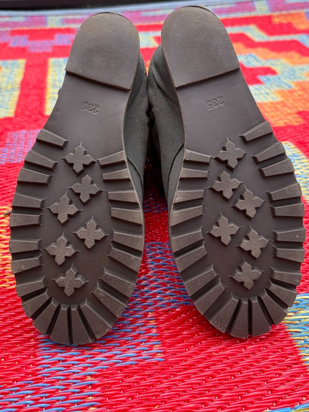 Maison BE&D London Gray Hidden Wedge Combat Boots | Women's Size 7, Like New - Picture 5 of 12